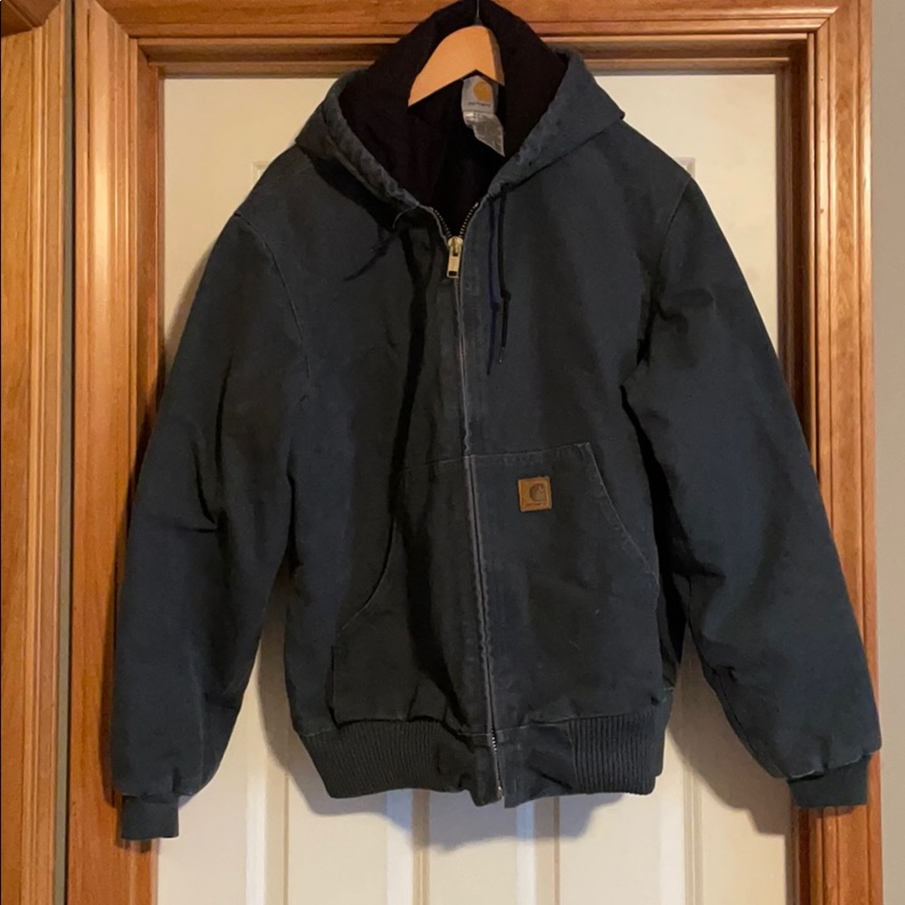 Men dusty blue carhartt L
